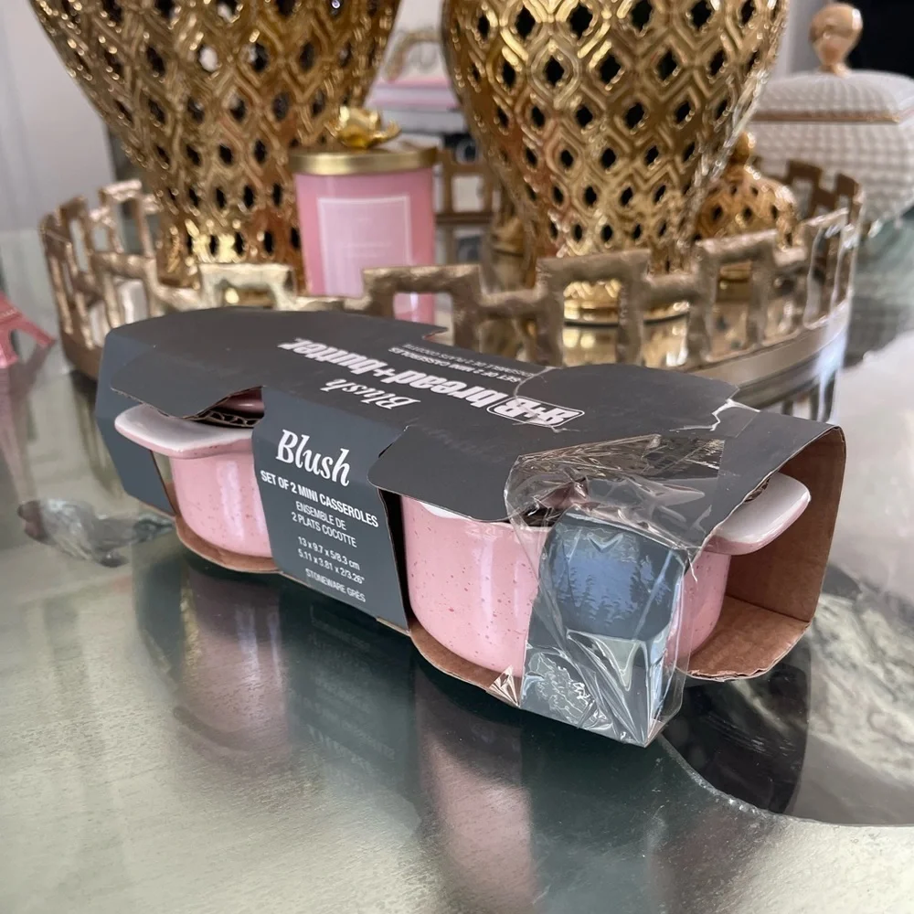 Blush Mini Casseroles Set of 2